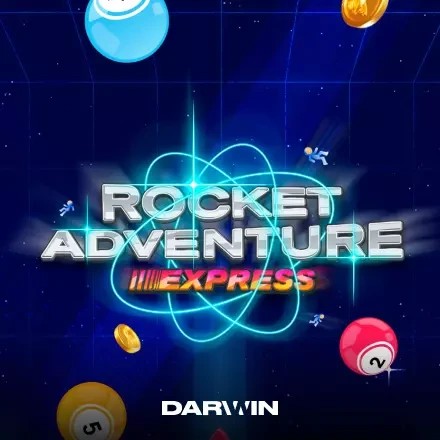 Rocket Adventure Express casino game by Darwin Gaming – featured logo at Frank Casino