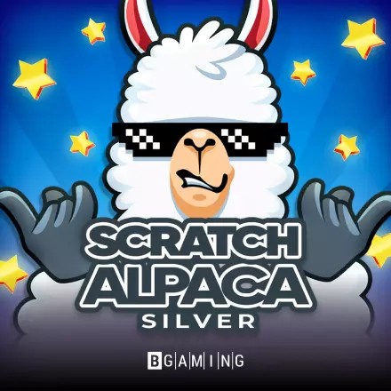 Scratch Alpaca Silver logo by BGAMING at Frank Casino