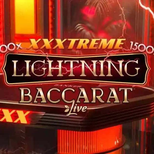 XXXtreme Lightning Baccarat logo by Evolution Frank Casino
